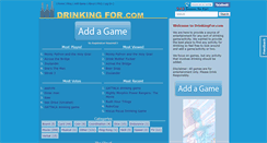 Desktop Screenshot of drinkingfor.com